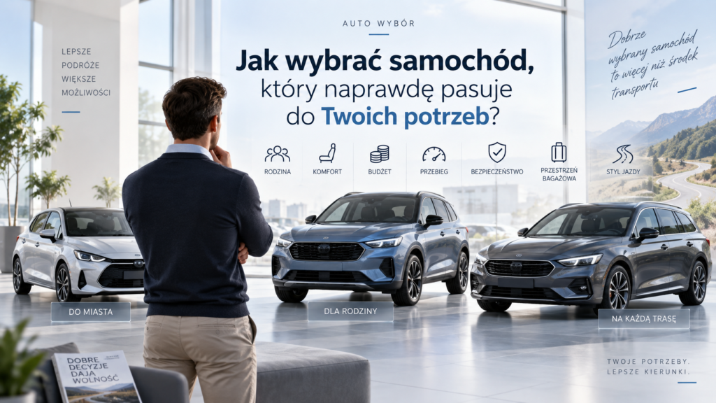 Jak wybrać samochód, który naprawdę pasuje do Twoich potrzeb?