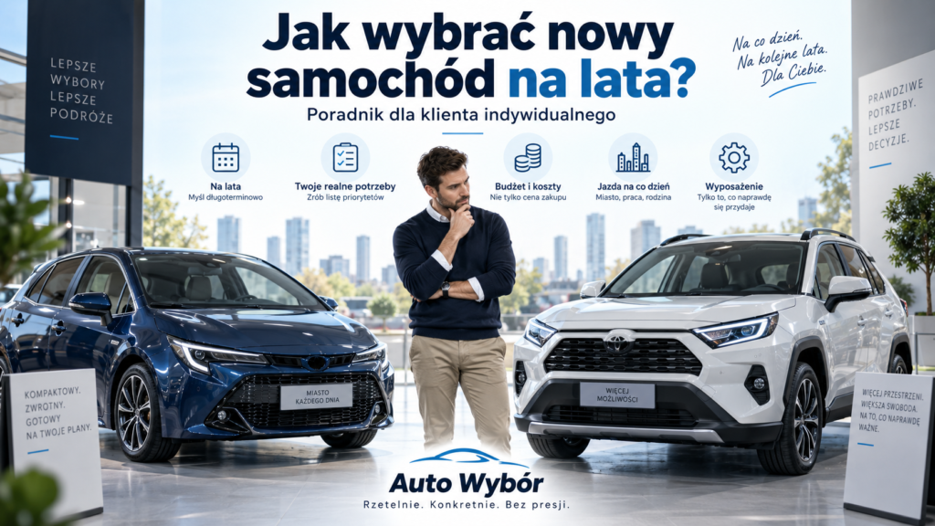 Jak wybrać nowy samochód na lata – poradnik dla klienta indywidualnego Auto Wybór