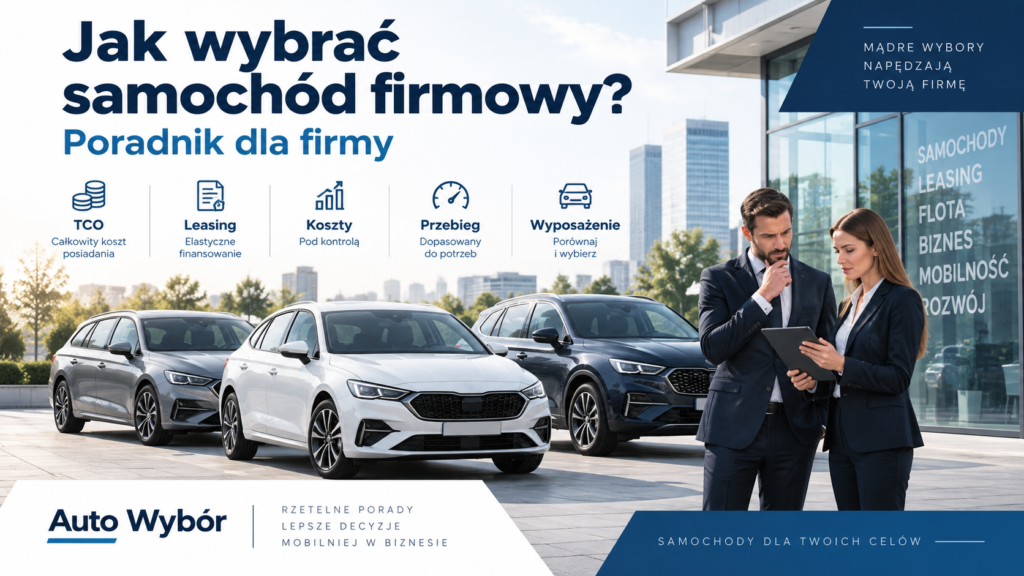 Jak wybrać samochód firmowy – poradnik dla przedsiębiorcy Auto Wybór